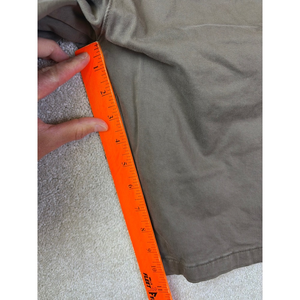 Mavi Mike Chino Shorts Mens 34x10 Brown Stretch Cotton‎ Twill Casual Summer - Picture 6 of 6